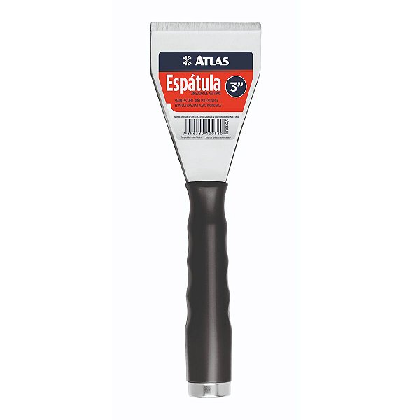 Espátula Angular de Aço Inox com Rosca para Prolongador AT6165/3 Atlas