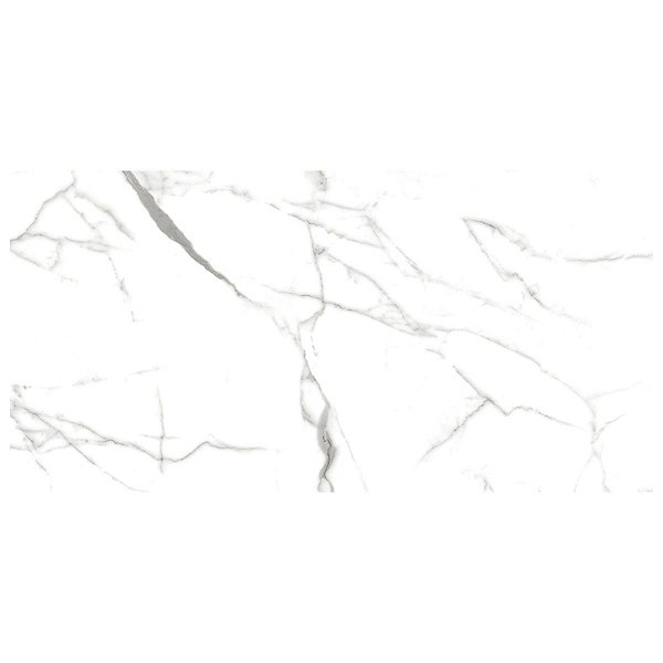 Porcelanato Carrara Cristal-R53 Polido 53x106CM Retificado Delta