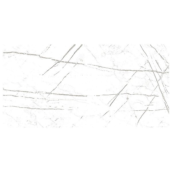 Porcelanato Venato Bianco Polido 53x106CM Retificado Delta