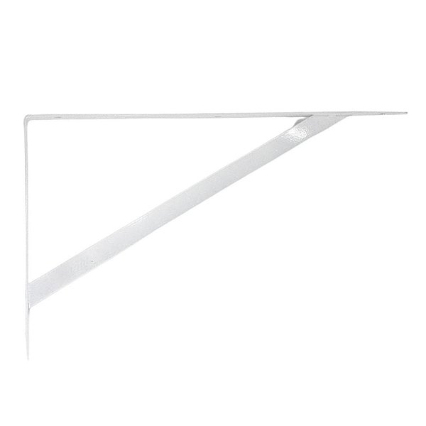 Cantoneira 2,25MM 50CM para Prateleira com Reforço Epoxi Branco 4624 Loth