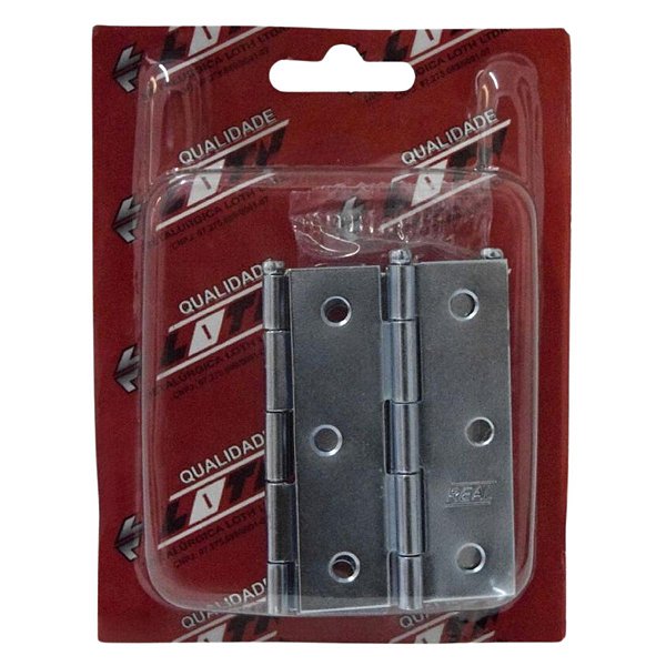 Dobradiça Pino Solto Real 3,0" Zincado 3 Peças 43531 Loth