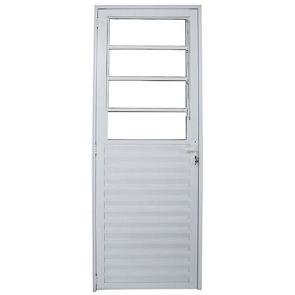 Porta Basculante 210x80 Direita Alumínio Branco VMBOR 5816 Esquadrisul
