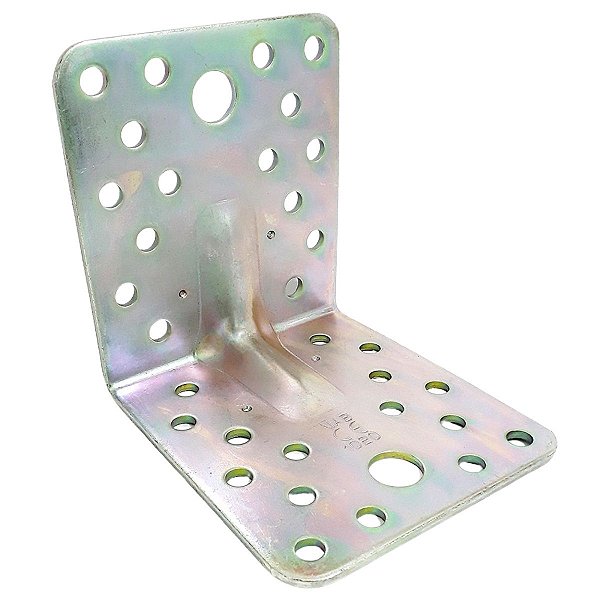 Cantoneira de Junção Reforçada 90x100x3MM Aço Galvanizado 794 Minubras