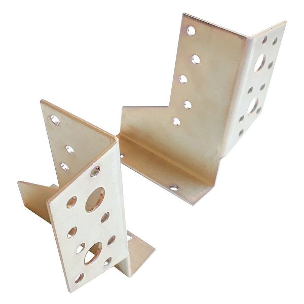 Suporte Ajustável 80x100x2MM Tipo Aberto Aço Galvanizado para Vigas 799 Minubras