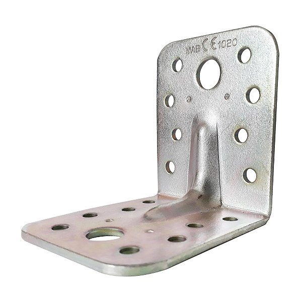 Cantoneira de Junção Reforçada 55x65x2,65MM Aço Galvanizado N874 Minubras