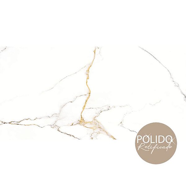 Piso Gran Marmi Delux Polido Retificado 60x120 Formigres