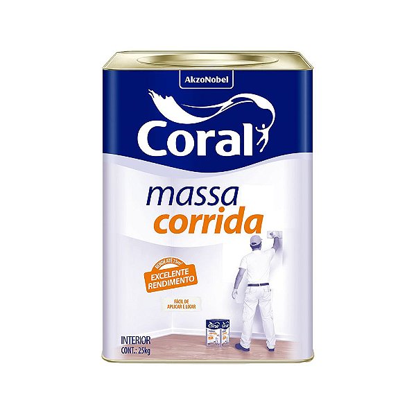 Massa Corrida 25 kg Coral