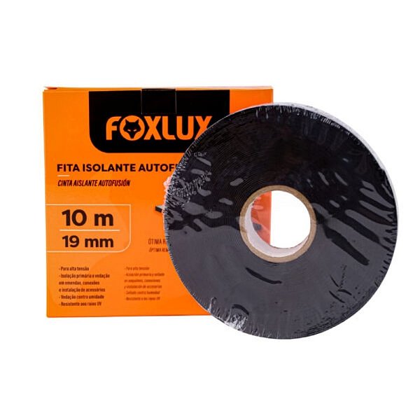 Fita Isolante Autofusão 19mm X 10 Metros Foxlux