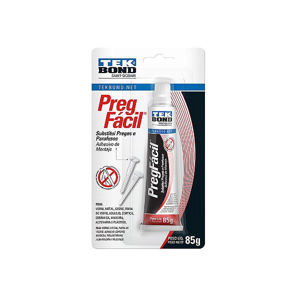 Preg Fácil com 85g Blister Tekbond