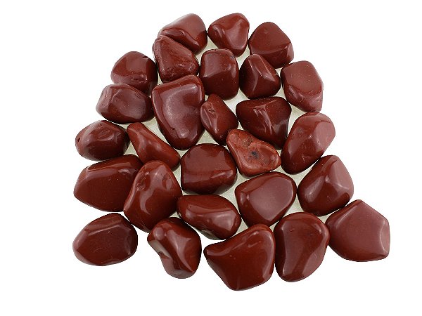 Jaspe vermelho Rolada 5kg - de 0,5 a 2 centímetros