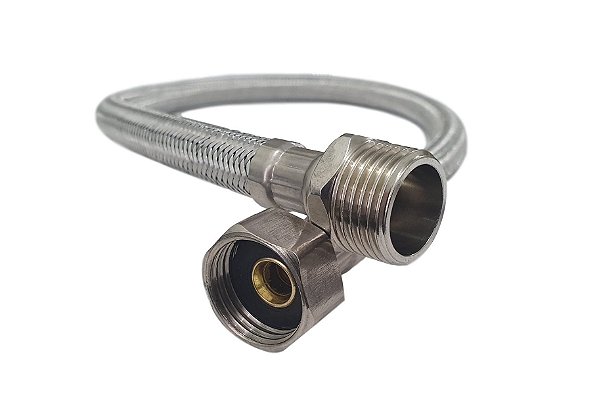 Engates Flexíveis De Aço Inox 30, 40 e 60cm - 1 Unidade Cada Medida