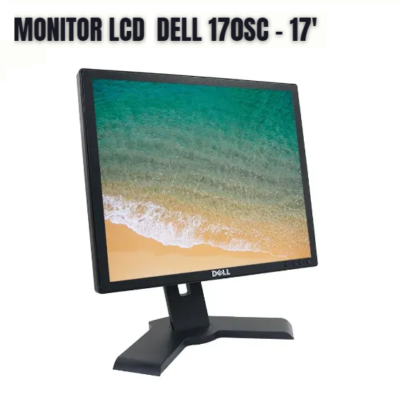 Monitor Dell 170SC - 17' Polegadas - LCD - Quadrado - VGA - DVI - USB