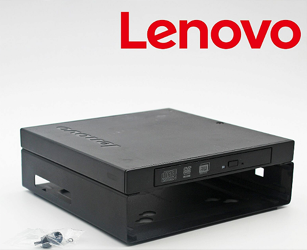 Case Lenovo DVDRW com Suporte de Fixação Compativél Mini Tiny M93 - Entre outras
