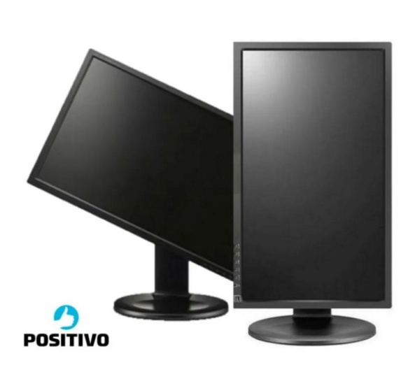 Monitor Positivo E2011P - 20' Polegadas - Led - Widescreen - VGA - DVI - Base Elevador - Giratória