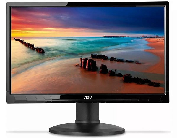 Monitor AOC E2223P - 22 Polegadas - Led - Widescreen - VGA - DVI