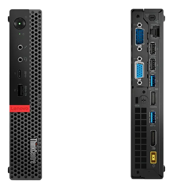 Desktop Micro Lenovo M910Q - Processador i3 - 7° Geração - Memoria 08 GB - SSD 128GB - 01 UN: 1X USB OFF