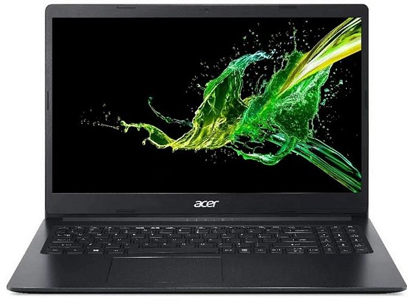 Notebook Acer Aspire 3 – Celeron N4000C | 8GB RAM | HD 500GB | Tela 15.6" - Detalhe Leia