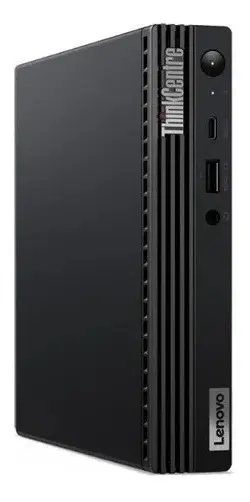 Desktop Micro Lenovo ThinkCentre M80Q - Processador i5 - 10° Geração - Memoria 1X pente de 08 GB - 2X Bancos de Memória - SSD 256 GB - FRONTAL: 1X USB - 1X USB-C - TRASEIRA: 4X USB - 1X Display Port - 1X HDMI - 1X RJ 45 - Não possui placa Wi-Fi