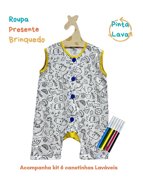 Macacão Conforto Dpano para Pintar Gibi