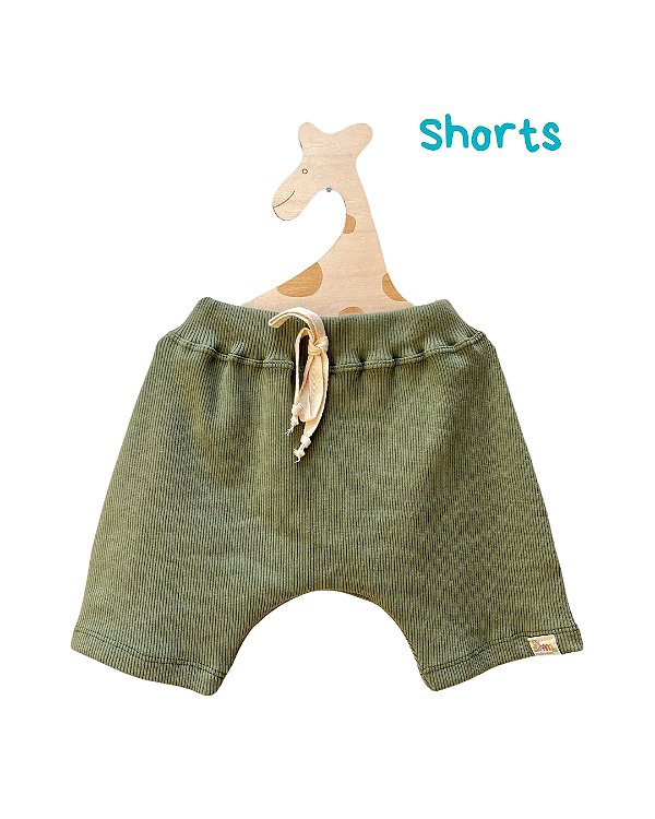 Shorts Cargo Malha Saruel Canelado