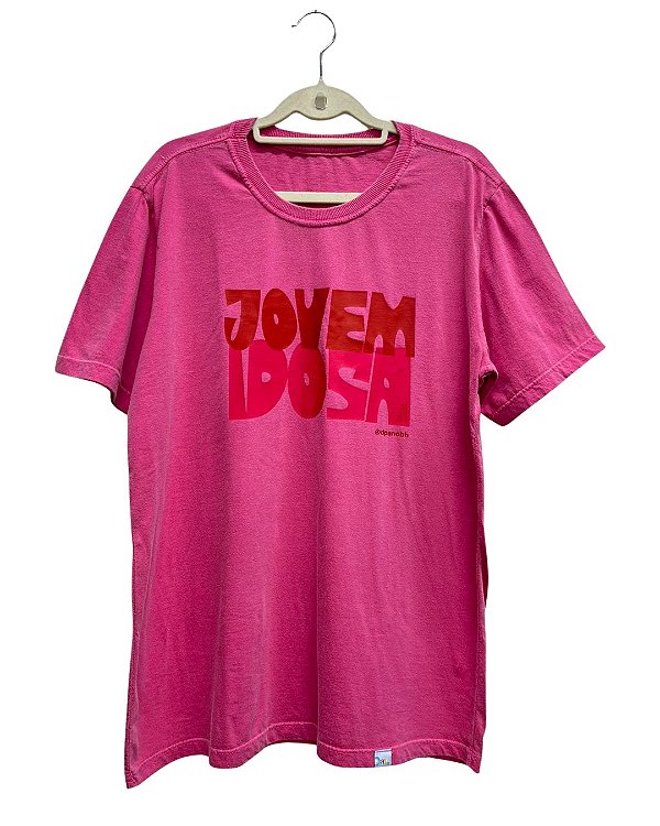 Camiseta Jovem Idosa Rosa
