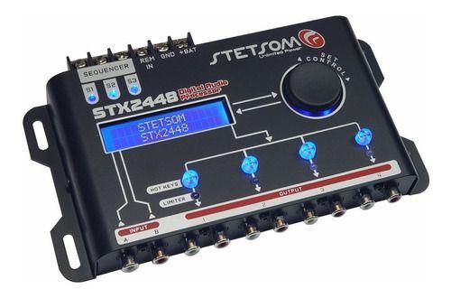 Processador De Audio Stetsom Stx2448 Crossover 4 Canais