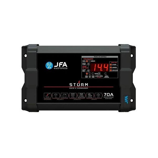 Fonte Carregador Jfa 70a storm Bivolt C/ Voltímetro