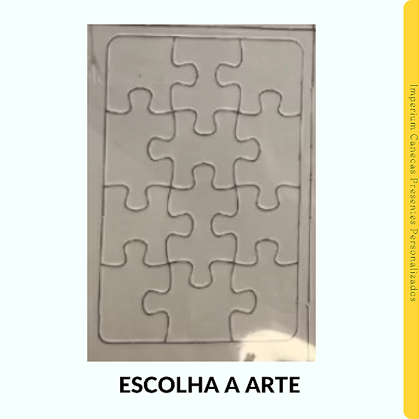 Quebra Cabeça Papelão 12 pçs
