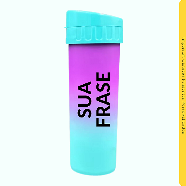 Garrafa Bicolor Tifanny-Roxo 450ml