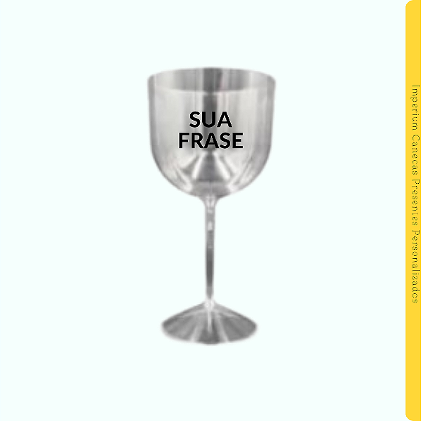 Taça Gin Acrílico Transparente 580ml