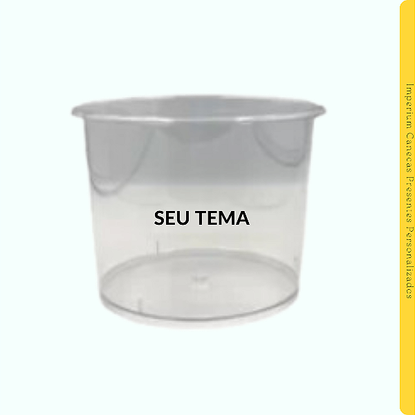 Balde de Pipoca Transparente 1,5L