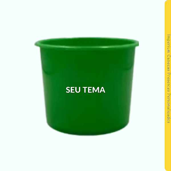 Balde de Pipoca Verde 1,5L