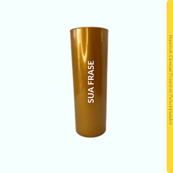 Copo Long Drink Leitoso Dourado 330ml