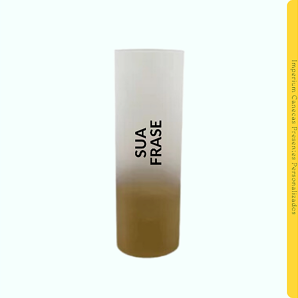 Copo Long Drink Degradê Dourado 330ml