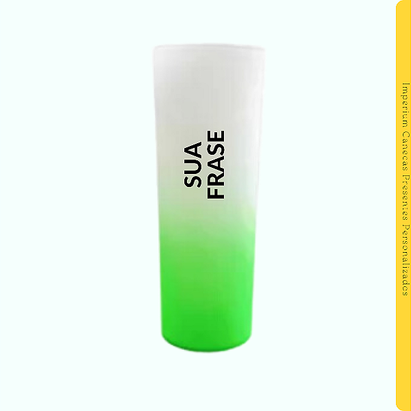 Copo Long Drink Degradê Verde Limão 330ml