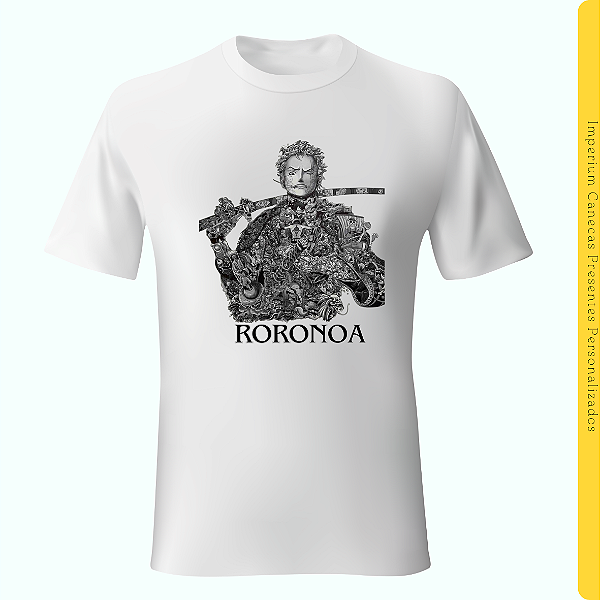 Camiseta Branca - Roronoa
