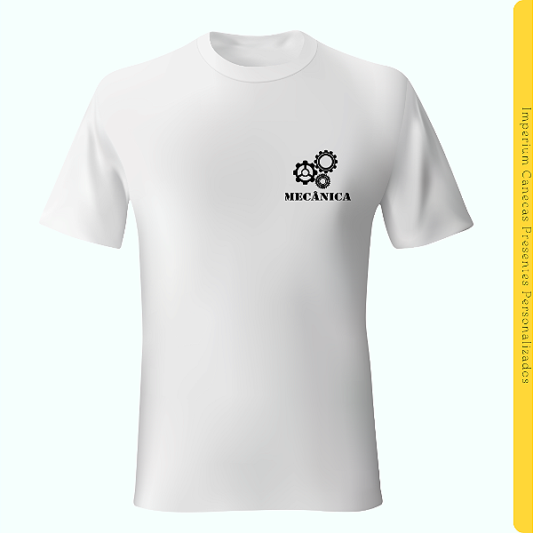 Camiseta Branca - Engenharia Mecânica