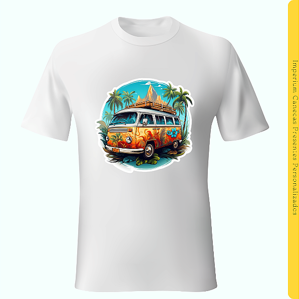 Camiseta Branca - Kombi