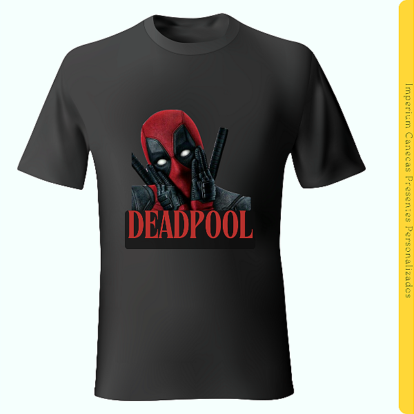Camiseta Preta - Deadpool