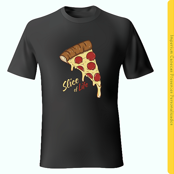Camiseta Preta - Slice of Life