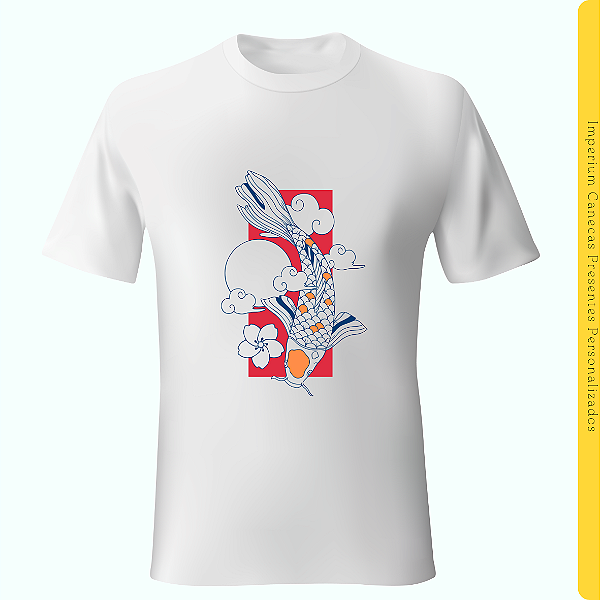 Camiseta Branca - Carpa Japan