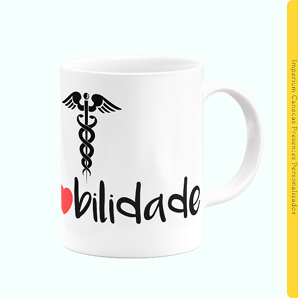 Caneca Branca Lisa 325ml - Contabilidade