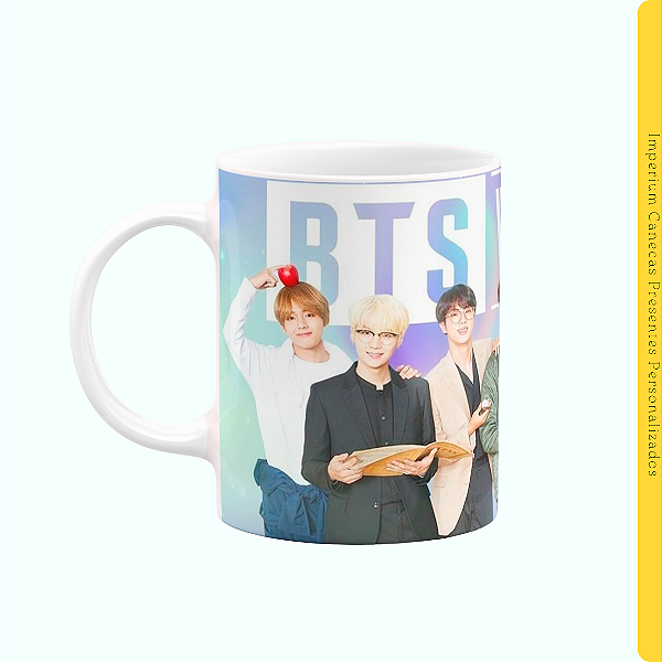 Caneca Branca Lisa 325ml - BTS