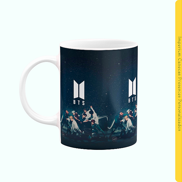 Caneca Branca Lisa 325ml - BTS