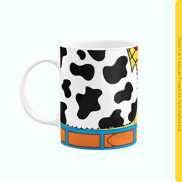 Caneca Branca Lisa 325ml - Toy Story