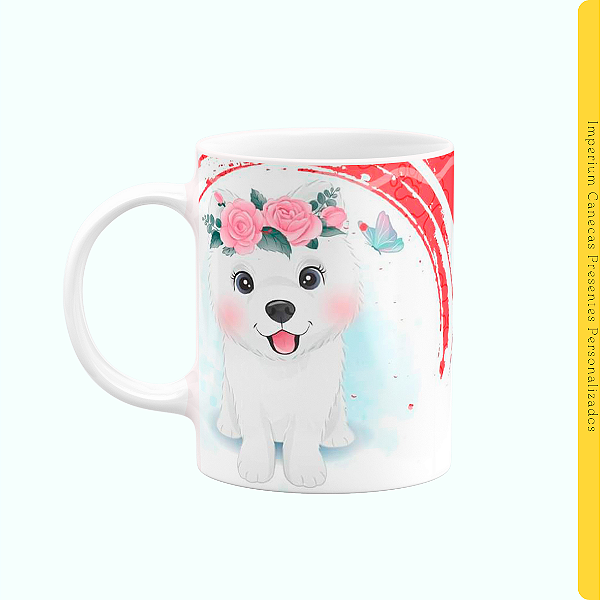Caneca Branca Lisa 325ml - Seja a Pessoa Que Seu Cachorro Pensa que É