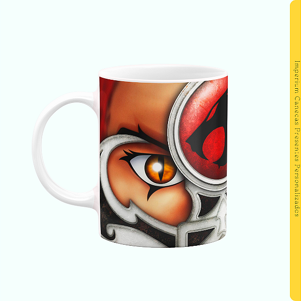 Caneca Branca Lisa 325ml - Thundercats