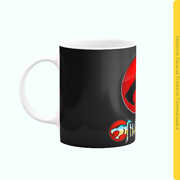 Caneca Branca Lisa 325ml - Thundercats