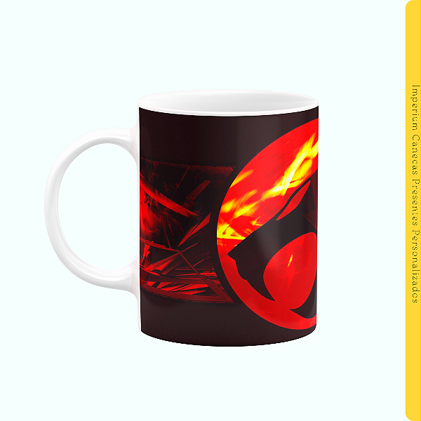 Caneca Branca Lisa 325ml - Thundercats