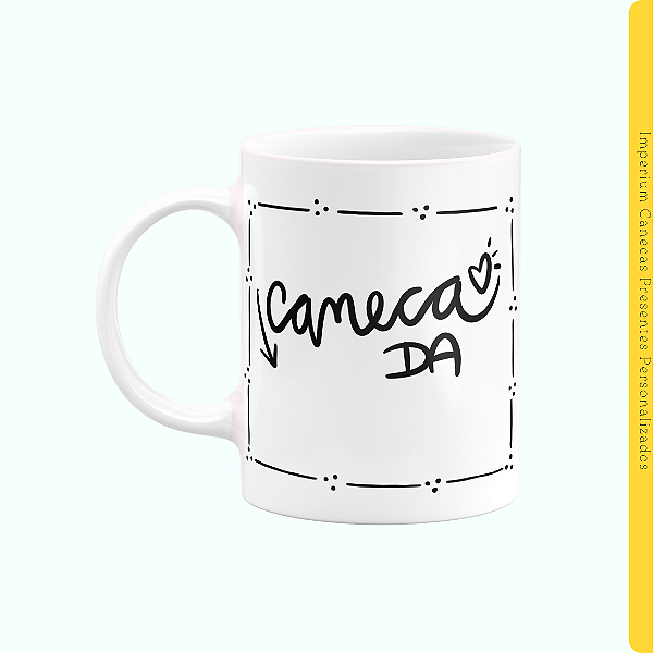 Caneca Branca Lisa 325ml - Caneca da...